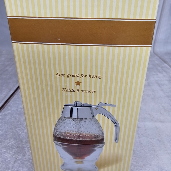 MRS. ANDERSON'S BAKING Glass Syrup/Honey Dispenser with Stand - Picture 9 of 9